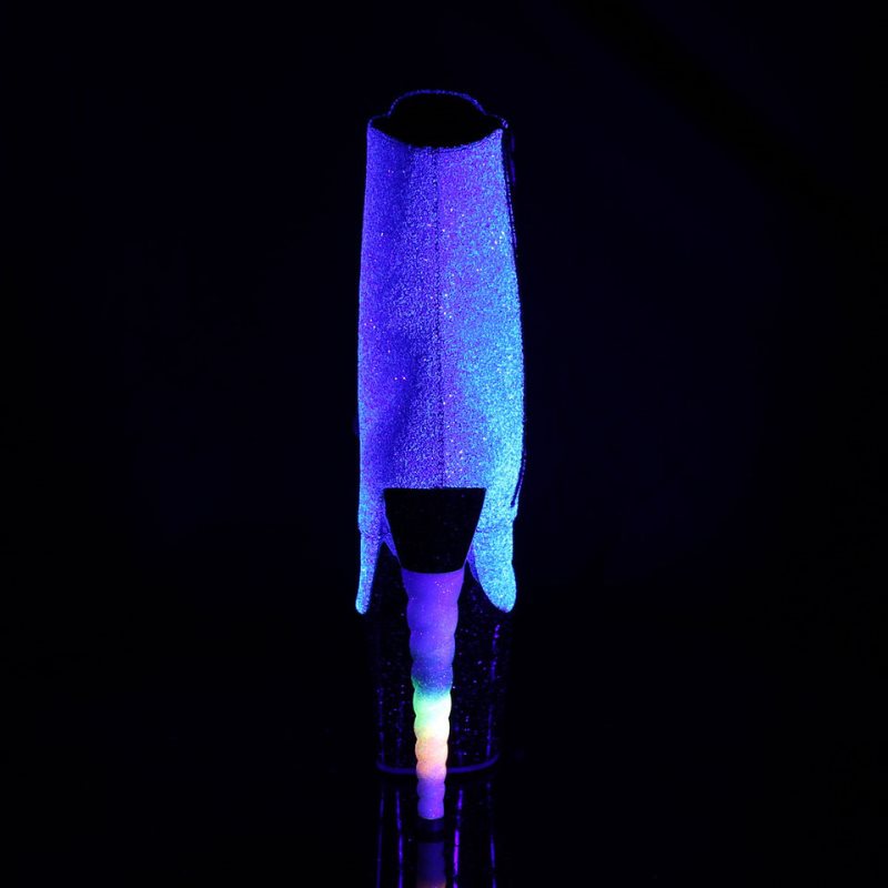 Pleaser Unicorn-1020G Donna Scarpe Pole Dance Viola Nere | ITALIA ITKRYZDA