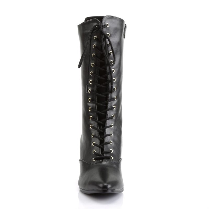 Pleaser Victorian-120 Donna Scarpe Pole Dance Nere | ITALIA ITPCUFXM