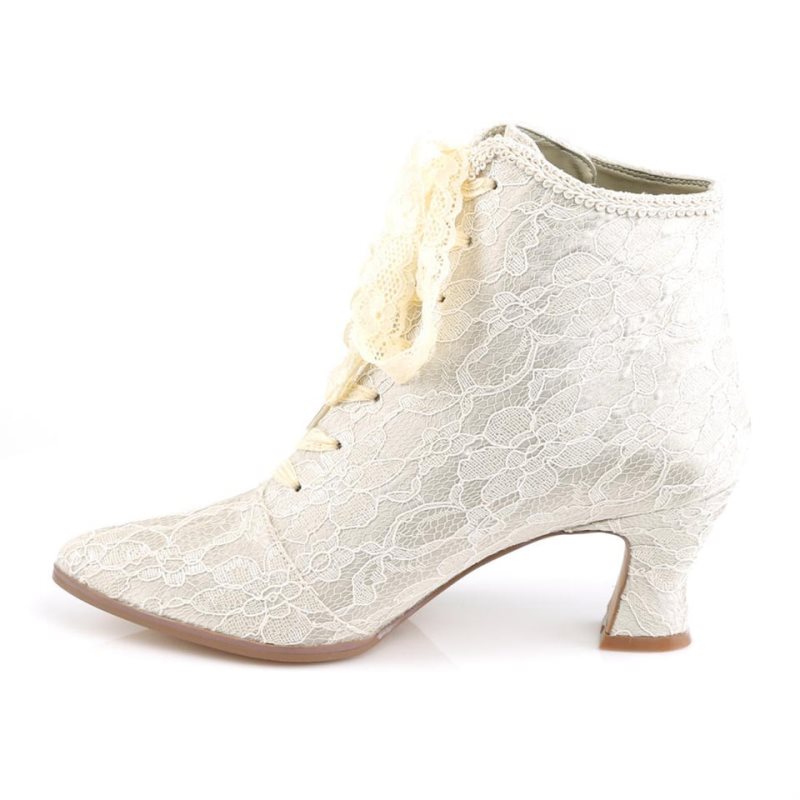 Pleaser Victorian-30 Donna Scarpe Pole Dance Beige | ITALIA ITGHYFKN
