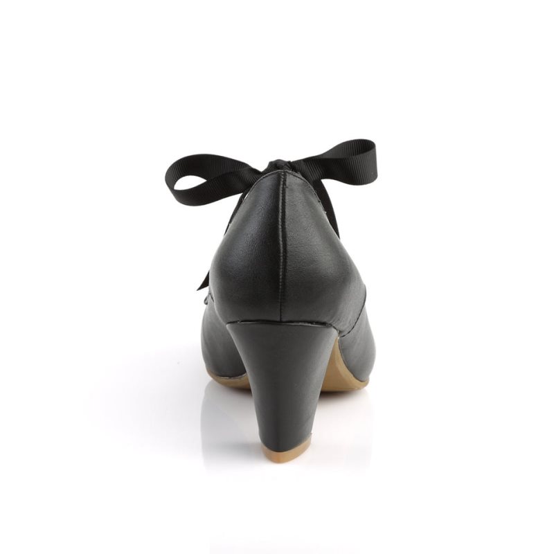 Pleaser Wiggle-32 Vegan Leather Donna Décolleté Nere | ITALIA ITNVKEDM