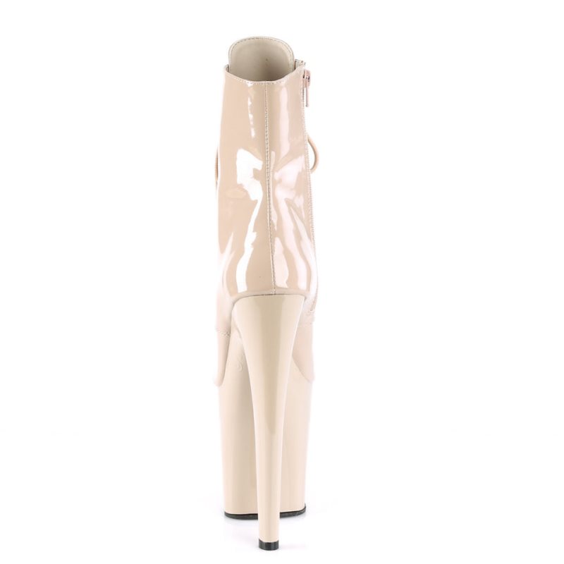 Pleaser Xtreme-1021 Donna Scarpe Pole Dance Beige | ITALIA ITBAVQYT